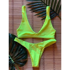 Neon Yellow Bikini *NWOT*